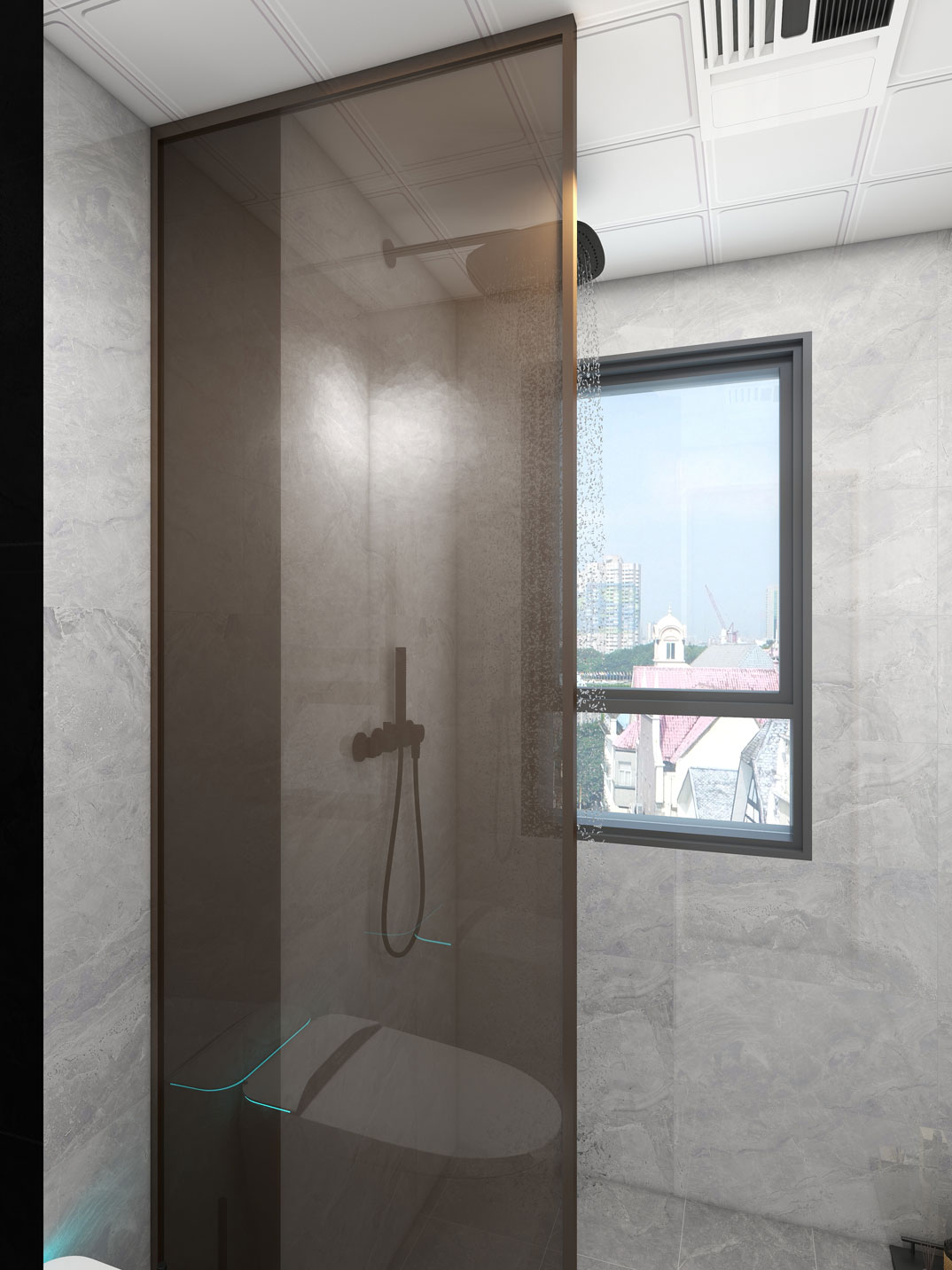越秀星汇城97㎡三室两厅浴室轻奢风格装修案例效果图-详细.jpg