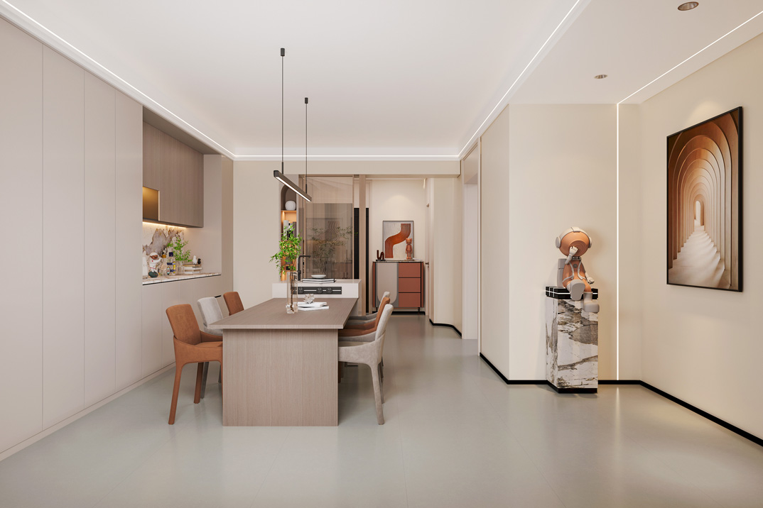 华达公寓150㎡四室两厅餐厅现代简约风格装修案例效果图-详细1.jpg